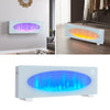 White Freestand/Wall Mounted 43" Electric LED Fireplace Wall Inset Into Fire