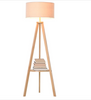 Free Standing Tripod Floor Lamp Light Reading Light with Storage 40-3-25