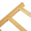 Wooden Open Wardrobe Garment Rack Clothing Hanging Shoe Rack Shelf With Pulley