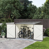 Large Steel Outdoor Garden Shed Bike Storage Tool Bicycle Store W/4 Bike Lanes