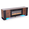 Rustic 70inch Fireplace TV Stand Cabinet TV Stand Suite LivingRoom insert Heater