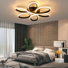 Aluminum LED Ceiling Lamp Ring Light Chandelier Lights Fixture Living Bedroom