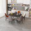 Stunning Round Extendable Dining Table Family Dinner Marble Table Villa Lounge