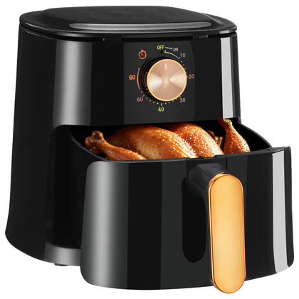 5.5L Air Fryer Manual Kitchen Oven 1800W Oil Free Low Fat Healthy Frying Xecrpz
