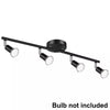 Modern 4 Way Adjustable LED GU10 Ceiling Spotlight Bar Kitchen Light No Bulbs UK