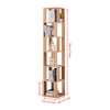 190cm Rotating Bookcase, Freestanding Bookshelf for Living Room, Corner Bookcase