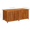 Garden Storage Box 175x80x75 cm Solid Acacia Wood