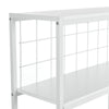 6 Tier White Shelves Display Cabinet Bookshelf Unit Home Living Room Furniture