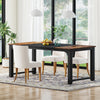 Tribesigns 160 x 60 cm Dining Table, Industrial Kitchen Table for 4-6 Person