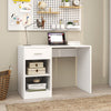 100cm Modern Computer Desk Study Writing Table PC Laptop Desk with Drawer Shelf