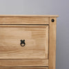 Corona 2 Door Wardrobe Tallboy 1 Door 4 Drawer Chest Mexican Solid Pine Bedroom