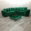 Square Coffee Table Chesterfield Upholstered Footstool Pouffe Foot Stool Seat
