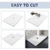 Anti-slip Texture Shower Tray Bathroom SMC Rectangle Enclosure Base Center Waste