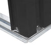 Outdoor Log Store Firewood Rack Galvanized Steel Storage Shed Log Holder Shelter