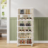 Large Shoe Rack Stand with Wheels Entryway Hallway Shoes Organizer Storage Shelf