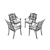 Garden Furniture Set 5 Piece Table Padded Seat Patio Camping Outdoor Balcony Set