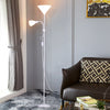Tall Domed Lampshade Floor Lamp Standard Free Standing Living Room Home Light UK