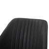 Set of 2 PU Dining Chair Steel Leg Wide Backrest Home Furniture Restaurant Hotel