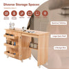 Folding Sewing Table 2 IN 1 Rolling Craft Table Home Office Desk Workstation UK