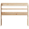 Headboard with Shelves 100 Solid Wood Pine I2U8