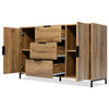 Wooden Sideboard with 2 Doors and 3 Drawers Buffet Storage Cabinet Cupboard
