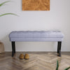 Upholstered Bench Long Dining Chair Bedroom Bed End Stool Side Lounge Footstool