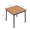 Industrial Dining Table Set wIth 2/4 Chairs Bench Seat Dining Kitchen Furniture