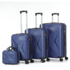 Suitcase Set of 4 ABS Cabin Hard Shell Luggage Travel Trolley 4Wheel Lightweight