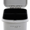 Kitchen Rubbish Waste Bin Recycling Dual Multi Compartment Pedal Dustbins Wheels