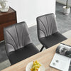 Set of 4 Soft Velvet Fabric Designer Dining Chairs With Metal Legs Kitchen Chair