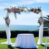 10ft Metal Iron Stand Arch Wedding Backdrop Baby Party Prom Garden Floral Decor