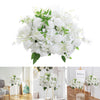 Single Artificial Flower Ball Wreath Topiary Orchid Roses Vine Plants Shop Decor