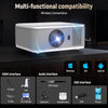 Projector with WIFI and Bluetooth, 4K 1080P Smart Movie Projector 600 ANSl Auto