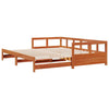 Daybed without Wax Brown 90x200 Solid Wood Pine B3H8