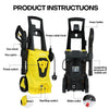 Electric High Pressure Washer Portable Water High Power Jet Wash Patio Car Home