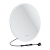 Round LED Bathroom Mirror With Demister Heated Bluetooth Touch Sensor 600×600mm