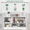 Storage Cube Wooden Bookcase 2 Tier Open Display Shelf Toy Storage Cabinet
