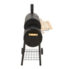 Outdoor Charcoal BBQ Grill Oil Drum Barbecue Patio Smoker Portable Wheels UK