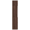Storage Cabinet Brown Oak 70x42.5x225 Engineered Wood M4K7