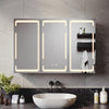 Vanity LED Bathroom Mirror Cabinet Anti Fog Demister Shaver Socket Touch Sensor