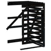 Quadruple Wheelie Bin Storage, Bin Store with 4 Compartments, Dustbin Q9A3