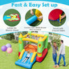 Kids Smiley Face Theme Bouncer Inflatable Bounce House(without Blower)