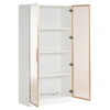 Display Cabinet Collection Storage Standing Display Cabinet Double Door w/ LED