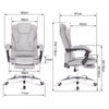 Executive Office Chair Swivel Recliner Computer Desk Gaming Chair with Footrest