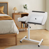 Rolling Laptop Stand Tilting Bed Breakfast Tray Table Macbook PC w/ Cooling Fan