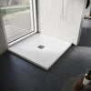 Anti-slip Texture Shower Tray Bathroom SMC Rectangle Enclosure Base Center Waste