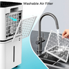 Wheeled Home 12L Dehumidifier For Mould And Moisture Extraction 25㎡ Quiet 36dB