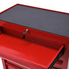 Heavy Duty 7-Tier Tool Trolley Carts Steel Roller Chest Cabinet Garage Shelf Red