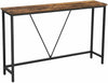 Slim Hallway Console Table Industrial Narrow Vintage Stand Sideboard Unit Metal