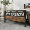 3FT SINGLE SIZE METAL BED FRAME WITH HEADBOARD AND FOOTBOARD/2 STORAGE DRAWERS